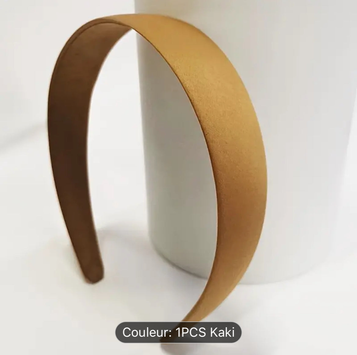 1 عصابة رأس بتصميم بسيط، حافة عريضة غير قابلة للانزلاق، إكسسوار شعر أنيق، عصابة رأس