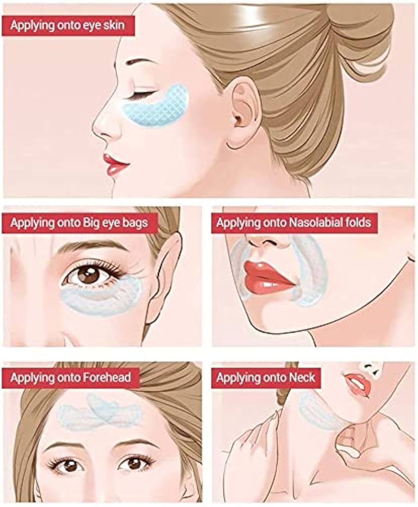 أقنعة غابرييلا سالفيت الكولاجينية المضادة للانتفاخات والهالات السوداء للعينين، باللون الذهبي