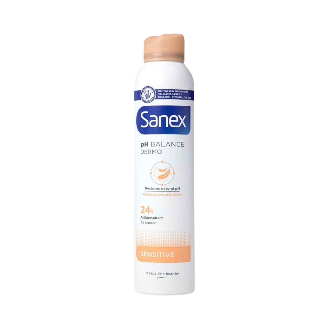 Sanex Déodorant Spray Dermo Sensitive Spécial Peau sensible anti-transpirant