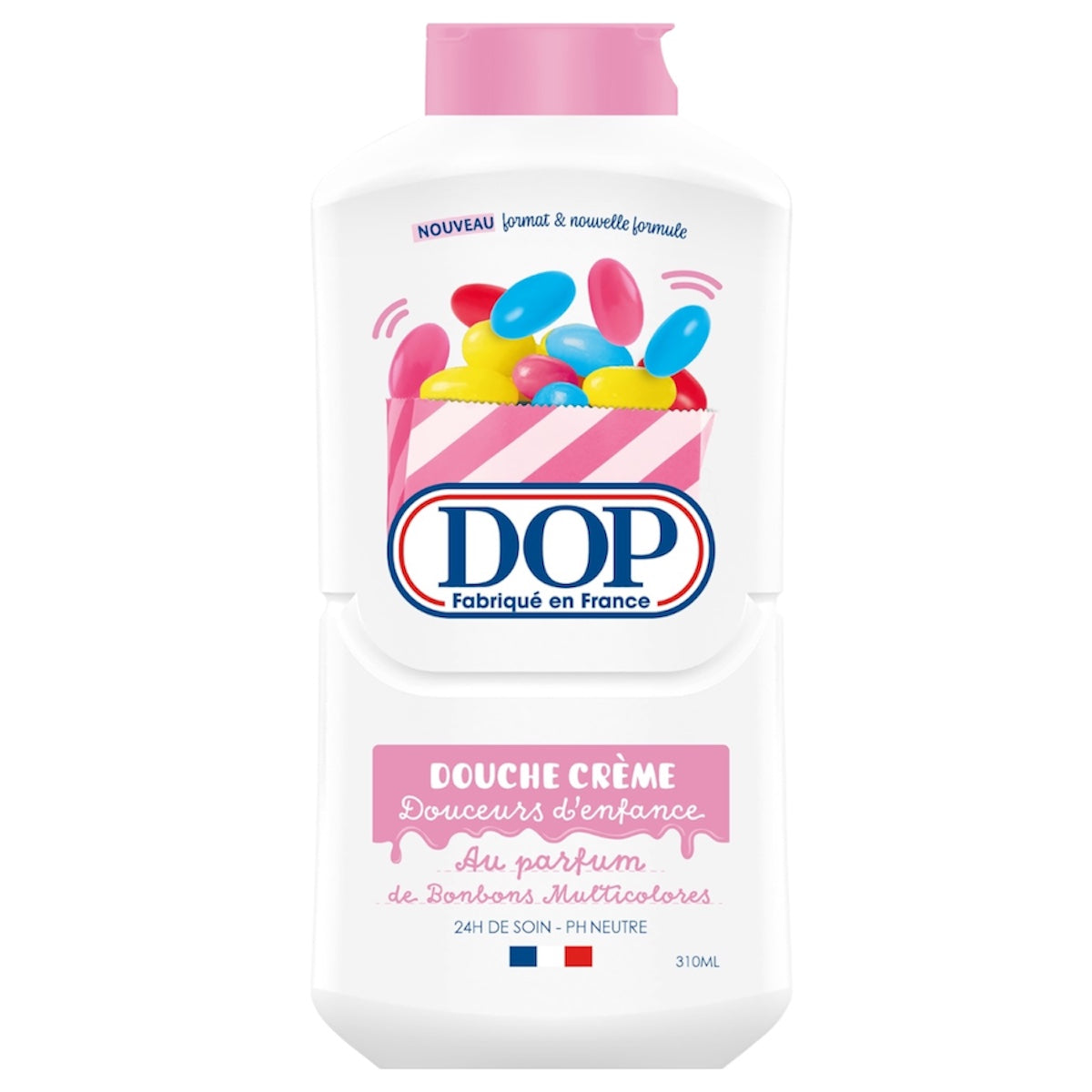 Dop Douceurs D'Enfance Gel Douche Crème Au Parfum Bonbons Multicolores