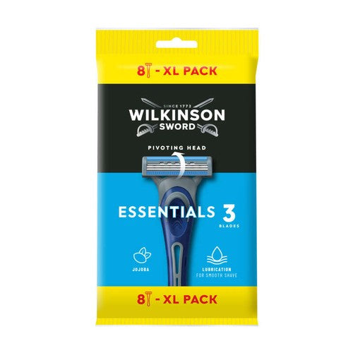 Wilkinson Rasoirs Jetables Essential 3 Lames Tête Pivotante
