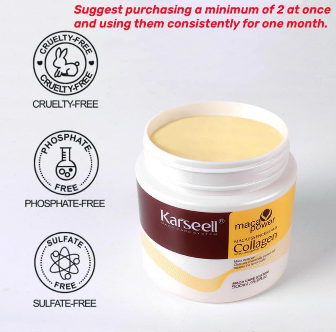 Karseell L'Huile D'ARGAN Masque Cheveux