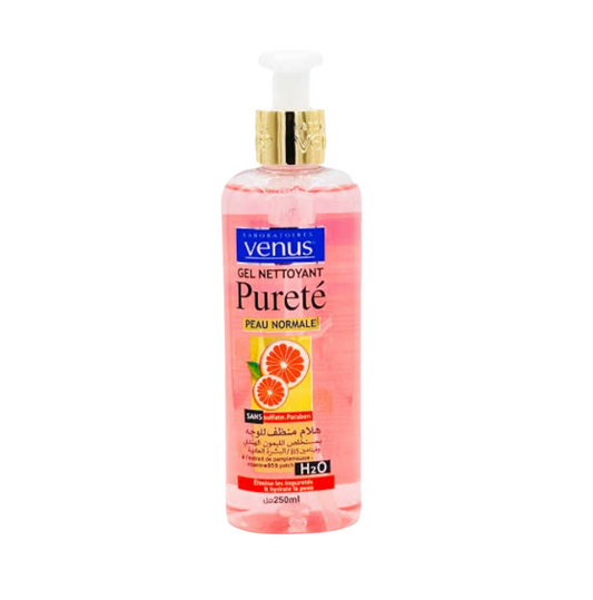 Venus Gel Nettoyant Pureté Sans Sulfate Paraben H²O