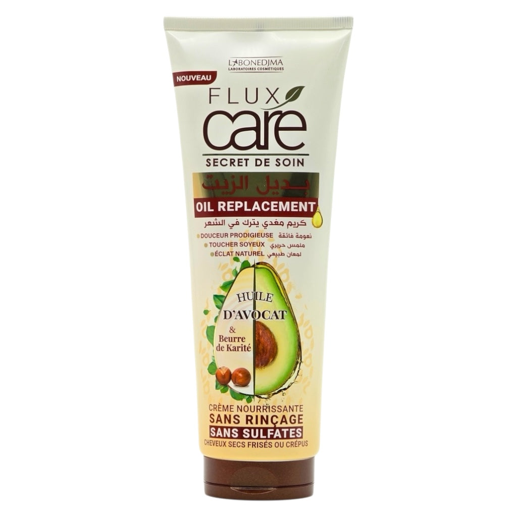 بلسم بديل الزيت فلوكس كير بزيت الأفوكادو وزبدة الشيا يُترك على الشعر