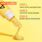 Garnier Soin Yeux Booster D'Éclat 4% Vitamine C Niacinamide Caféine Et Poudre De Banane 15 Ml