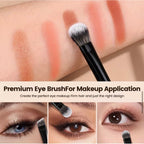 Ensemble De 12 Pinceaux De Pinceaux Pour Fond De Teint Blush Fard À Paupières Et Sourcils Poils En Nylon Doux Et Confortables Manches En Plastique Abs