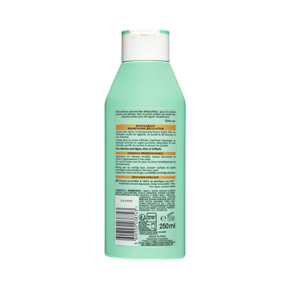 Dessange Douce Argile Shampooing Régulateur à l'Argile Naturelle Purifiante