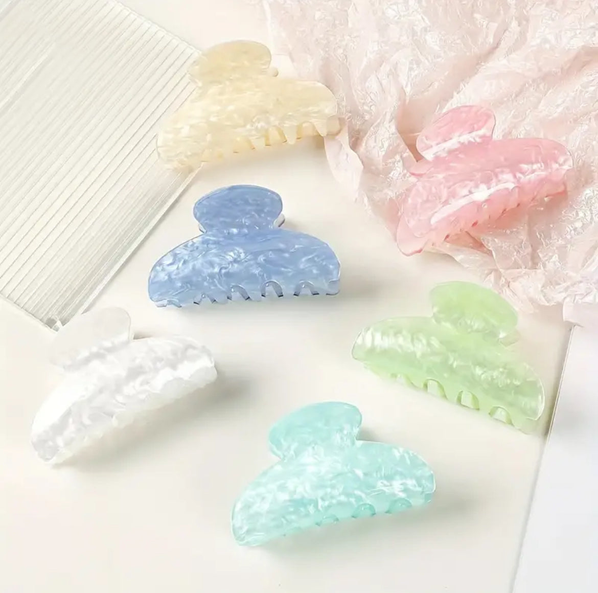 Pince À Cheveux Acétique Sucrée Minimaliste Pour Femmes