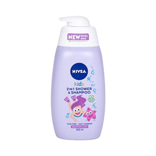 Nivea Kids Girl gel de douche et shampoing 2 en 1 pour enfant