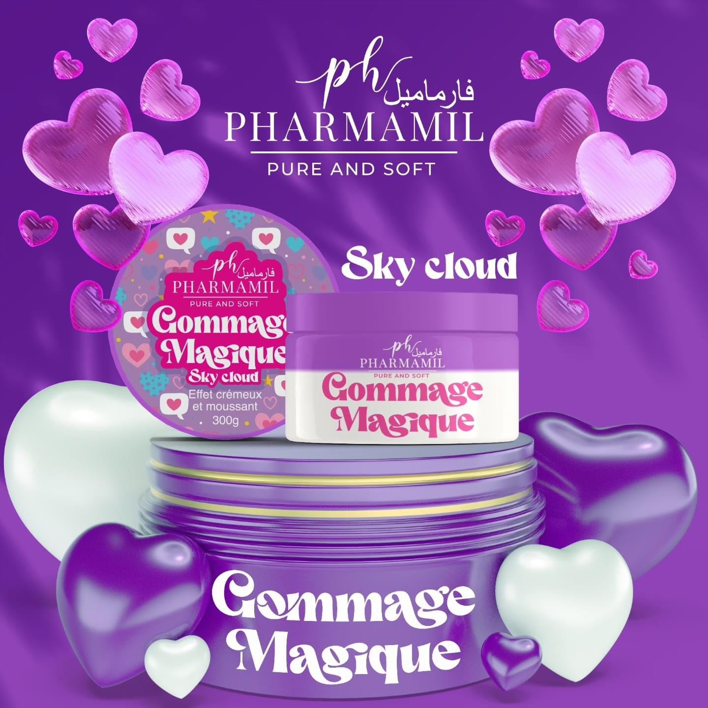 Pharmamil Magique Sky Cloud Gommage Pour Corps