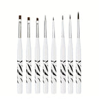 Ensemble Brosse À Ongles Kit Gel Vernis Outils 8Pcs