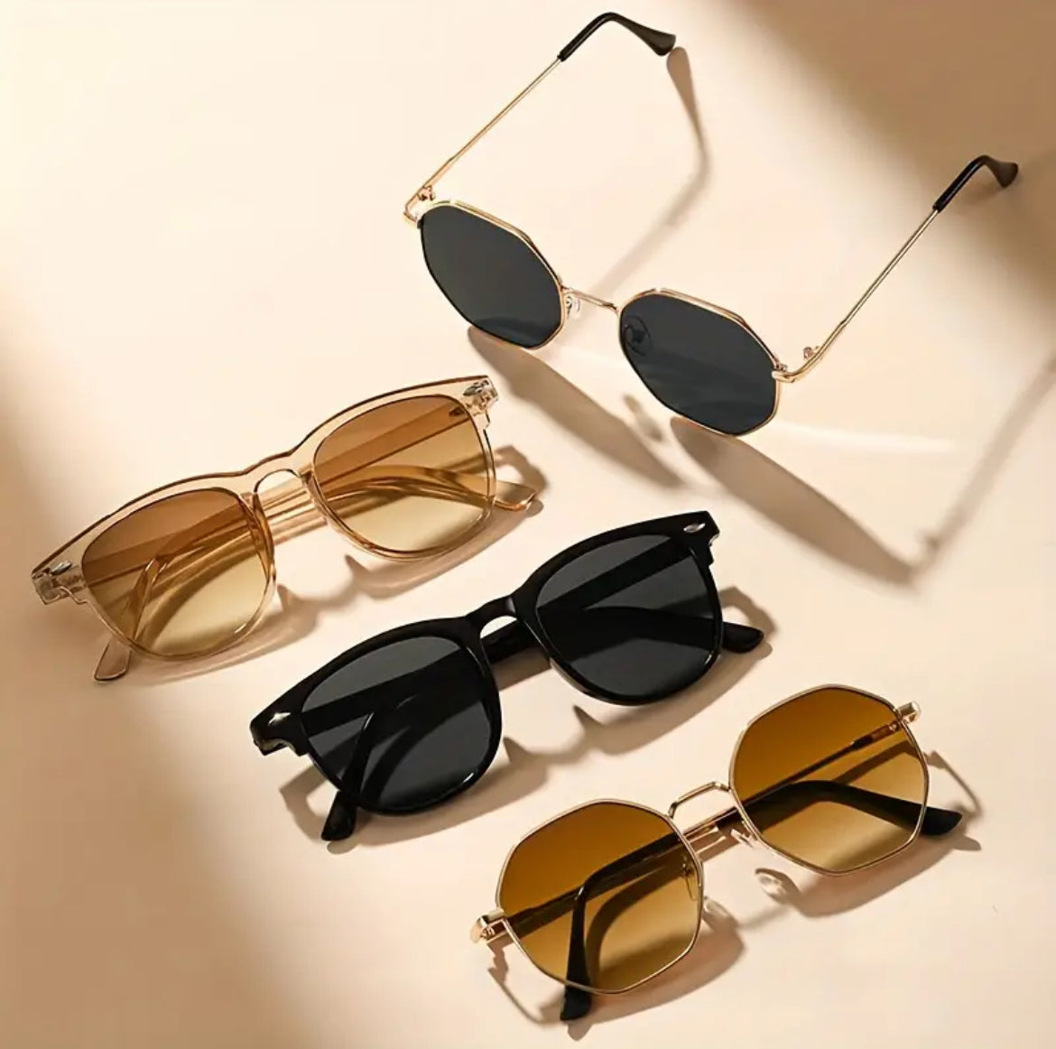 Paires De Lunettes Rétro Pour Femmes Et Hommes Anti-Reflets Dégradées Pour La Plage Les Fêtes Et Les Voyages.