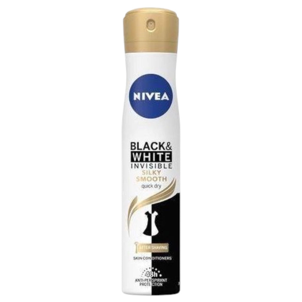 Nivea Déodorant Femme Black & White Invisible Silky Smooth ×5 Anti 72H