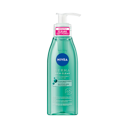 Nivea Derma Skin Clear Gel Nettoyant à l'Acide Salicylique Pour Visage