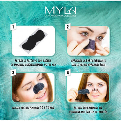 Myla Patchs Purifiant au Charbon Pour Peaux Normales à Grasses, 6 Patchs