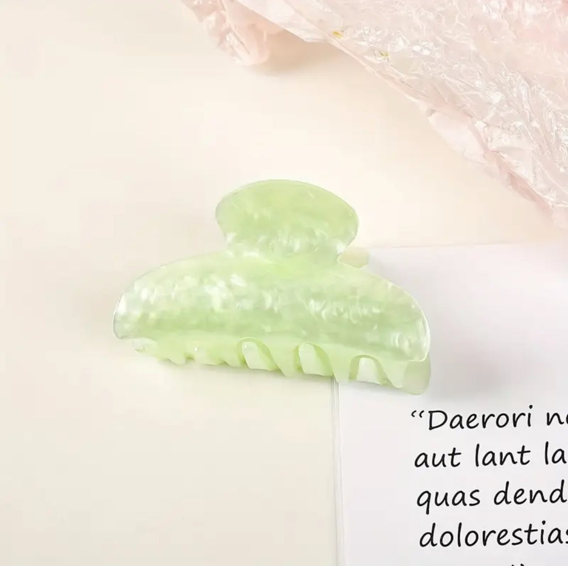 Pince À Cheveux Acétique Sucrée Minimaliste Pour Femmes