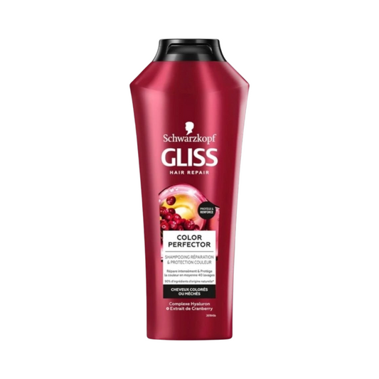 Schwarzkopf Gliss Shampoing Color Perfector Protège l'Intensité de la Couleur Cheveux colorés/méchés