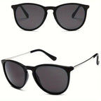 Lunettes De Mode Ovales À Monture Métallique Vintage Classique