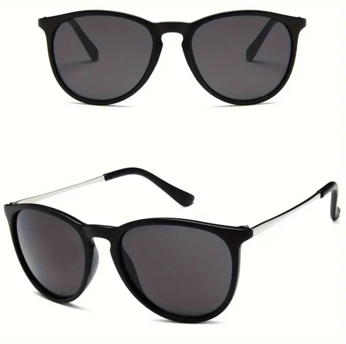 Lunettes De Mode Ovales À Monture Métallique Vintage Classique