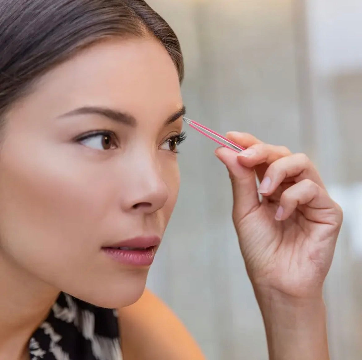 1Pc Pince À Épilyer Sourcils En Acier Inoxydable