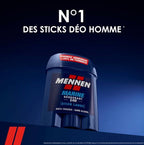 Mennen Marine Déodorant Homme 24H Stick Large Sans Alcool Anti-Traces