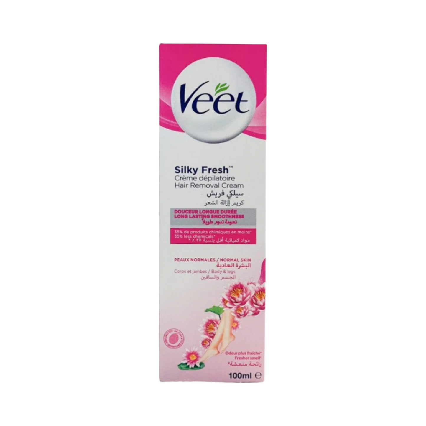 Veet Crème Dépilatoire Silky Fresh - Peaux Normales