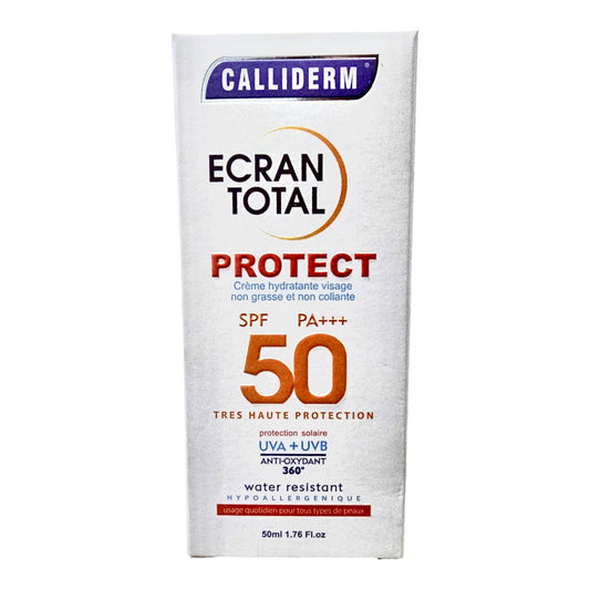 Calliderm Ecran Total Protect Sun Cream SPF 50 حماية عالية جدًا