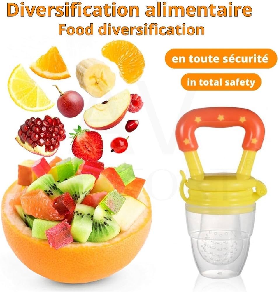 Ay Bébé Sim Tetine Grignoteuse Bebe Sucette À Fruits Tétine D'Alimentation Pour Bébé
