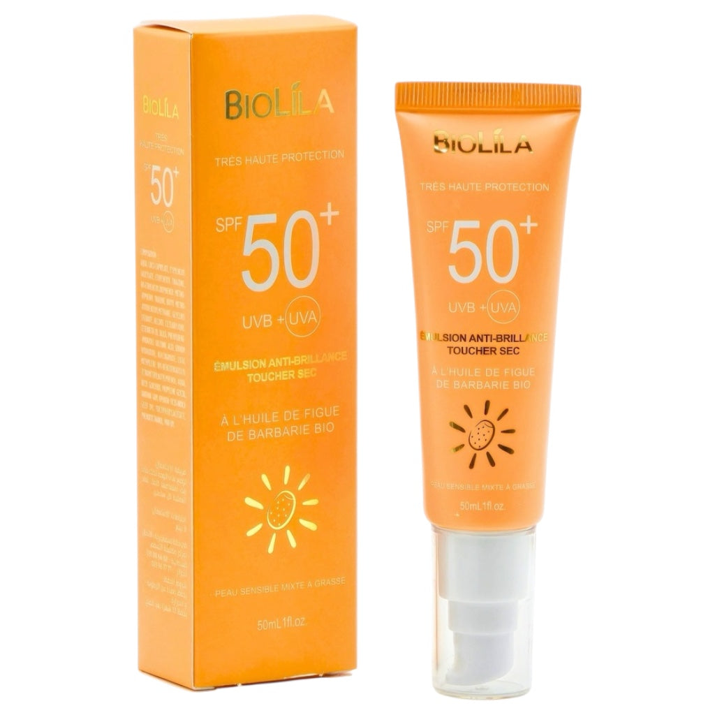Biolila Crème Solaire Spf 50+ A L'Huile De Figue De Barbarie