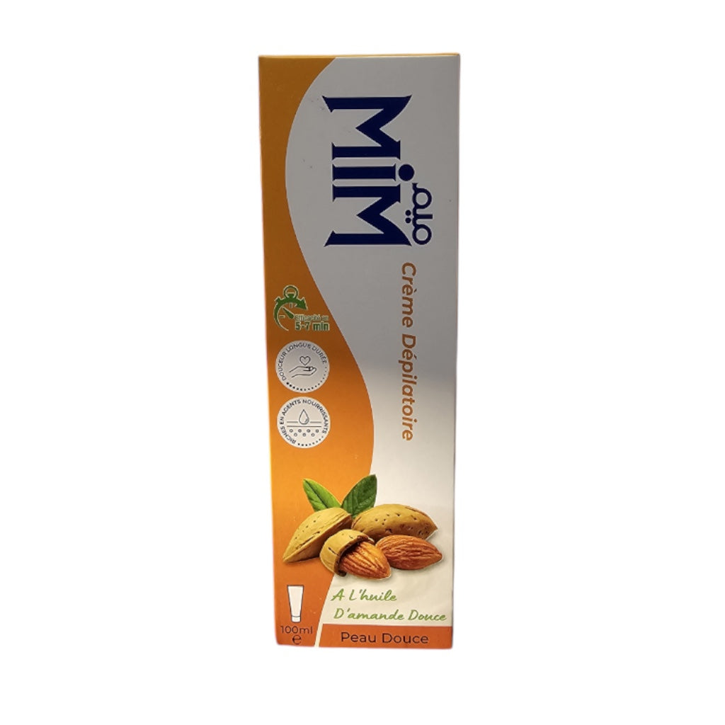 كريم إزالة الشعر بزيت اللوز الحلو لبشرة ناعمة