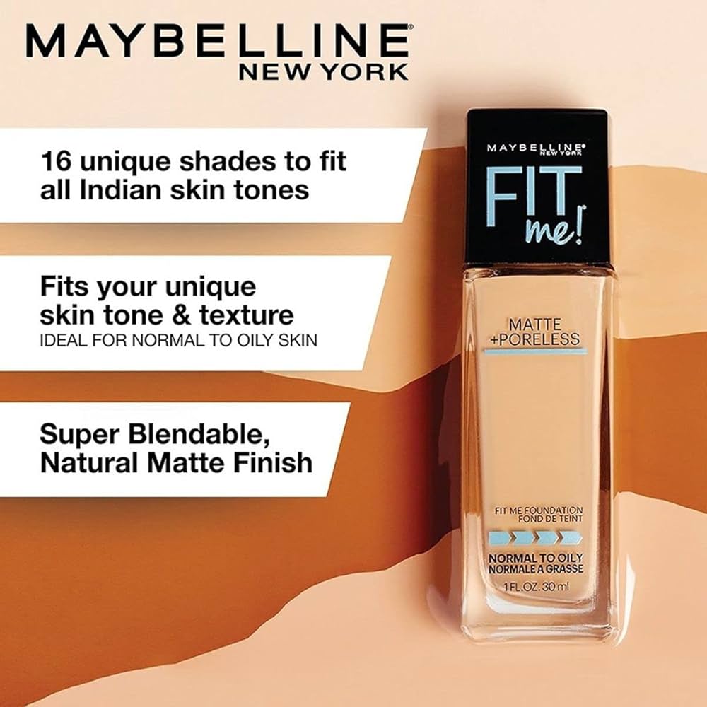 Maybelline New York Fitme Fond De Teint