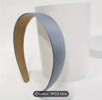 1 عصابة رأس بتصميم بسيط، حافة عريضة غير قابلة للانزلاق، إكسسوار شعر أنيق، عصابة رأس