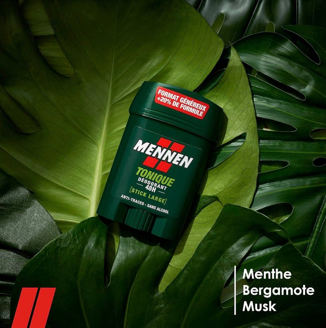 مزيل عرق مينين تونيك 24 ساعة للرجال، كبير الحجم، خالٍ من الكحول ومضاد للبقع