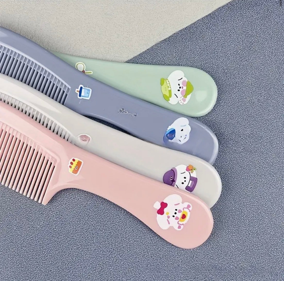 Peigne De Coiffure En Plastique Imprimé De Dessin Animé Brosse Démêlante Antistatique
