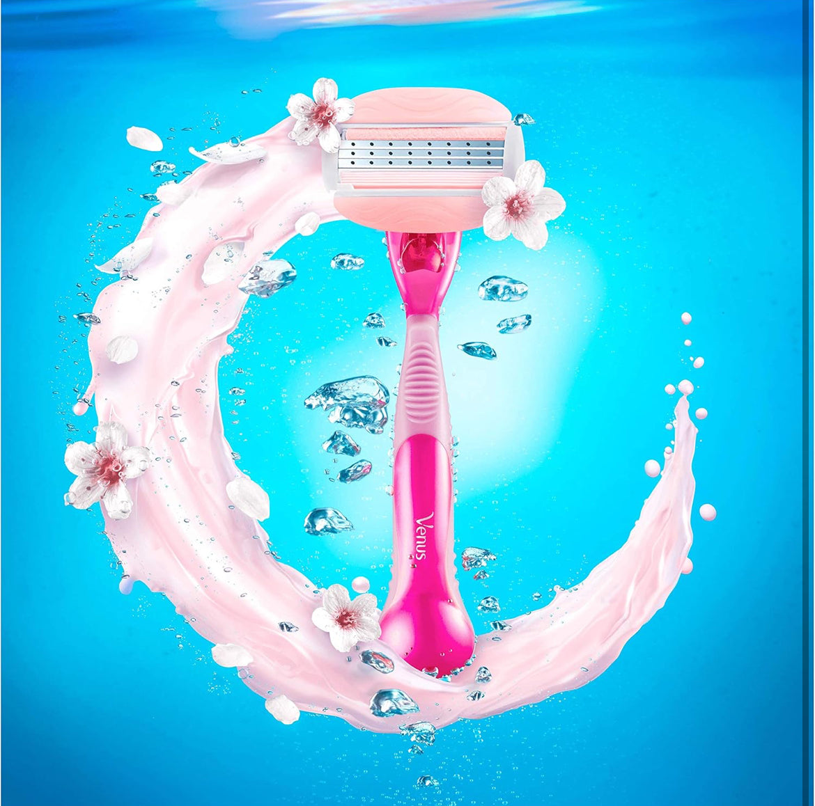 شفرات حلاقة جيليت فينوس كومفورت جلايد ثلاثية الطبقات قابلة لإعادة التعبئة، قطعة واحدة