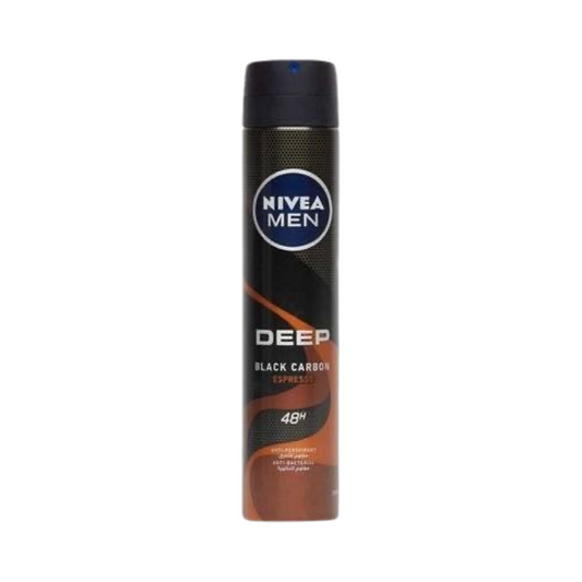 Nivea Man Déodorant Deep Black Carbon Espresso 48H Protect