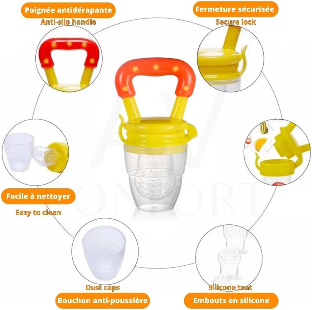 Ay Bébé Sim Tetine Grignoteuse Bebe Sucette À Fruits Tétine D'Alimentation Pour Bébé