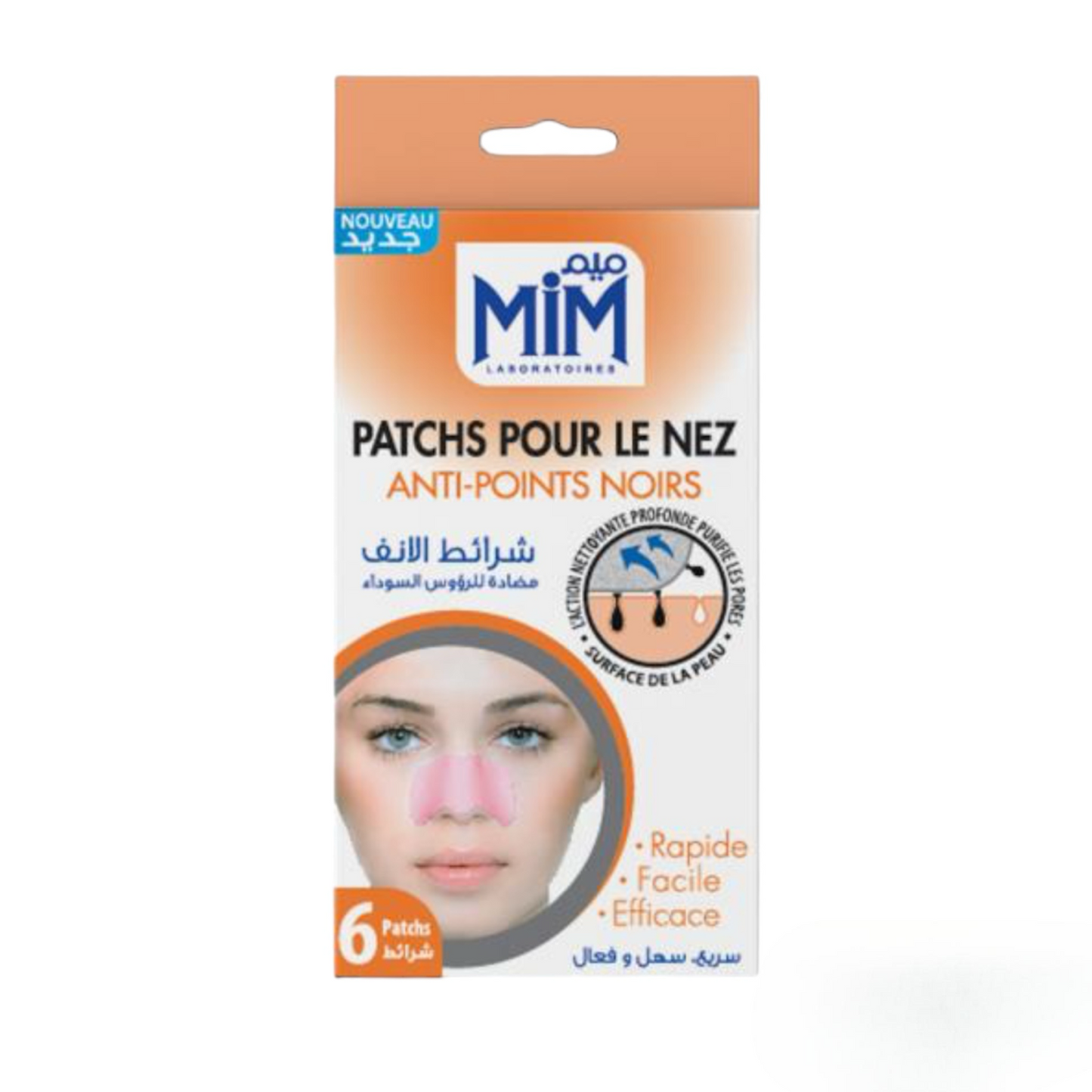 Mim Nettoyage En Profondeur Bandes De Nez Femme