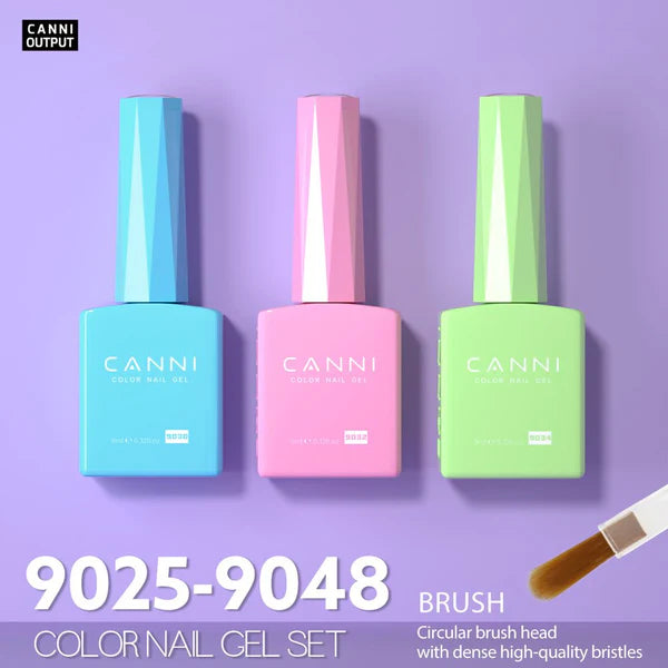 Canni Vernis À Ongles Cc2 Gel Semi-Permanent 24 Couleurs Soak Off Color Uv & Led Gel Polish