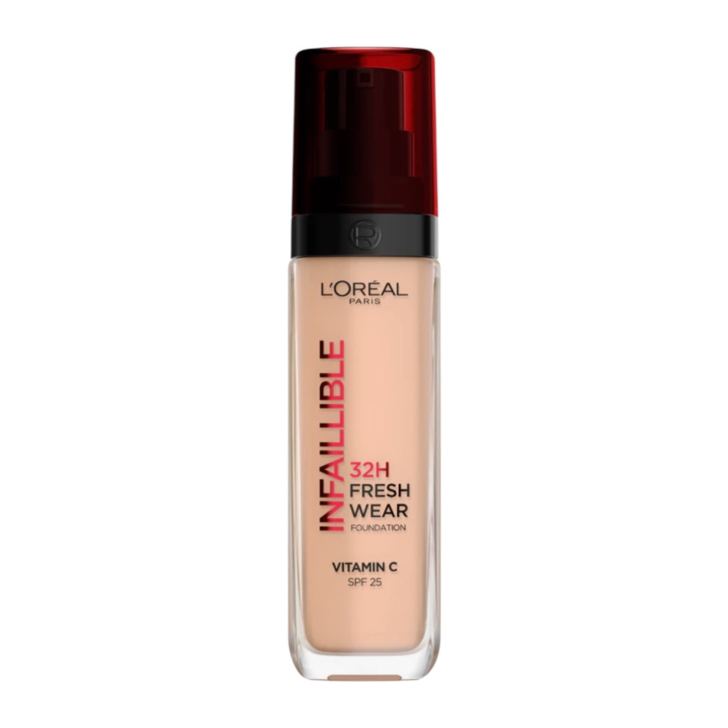 كريم أساس سائل إنفاليبل فريش وير طويل الأمد من لوريال باريس، يدوم حتى 32 ساعة