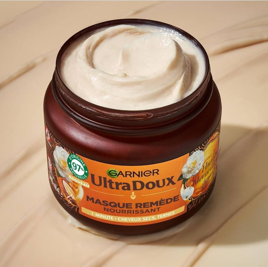 قناع غارنييه ألترا دو المغذي بزيت الأرغان والكاميليا