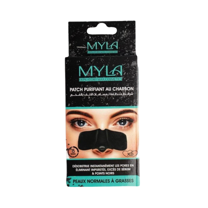 Myla Patchs Purifiant au Charbon Pour Peaux Normales à Grasses, 6 Patchs