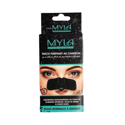 Myla Patchs Purifiant au Charbon Pour Peaux Normales à Grasses, 6 Patchs