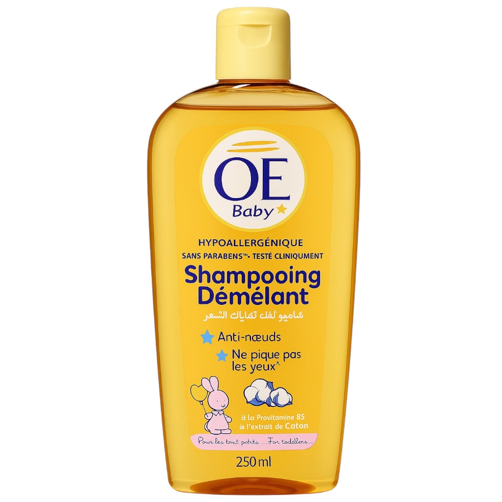 شامبو Oe Baby لفك تشابك الشعر مع بروفيتامين B5 وخلاصة القطن