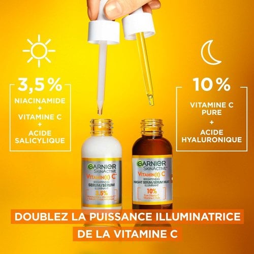 سيروم غارنييه سكين أكتيف فيتامين سي الليلي