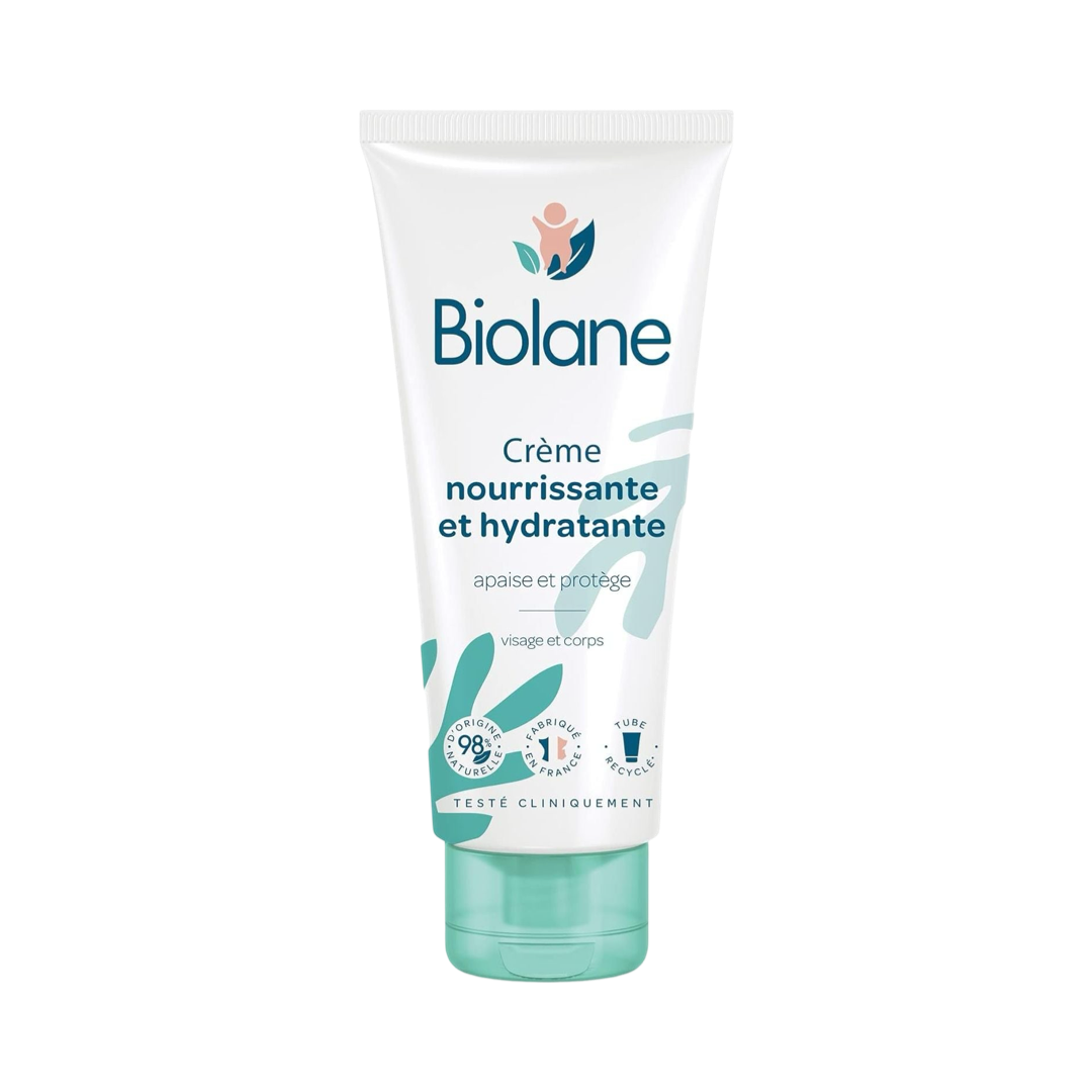 Biolane Crème Nourrissante et Hydratante Bébé Visage et Corps