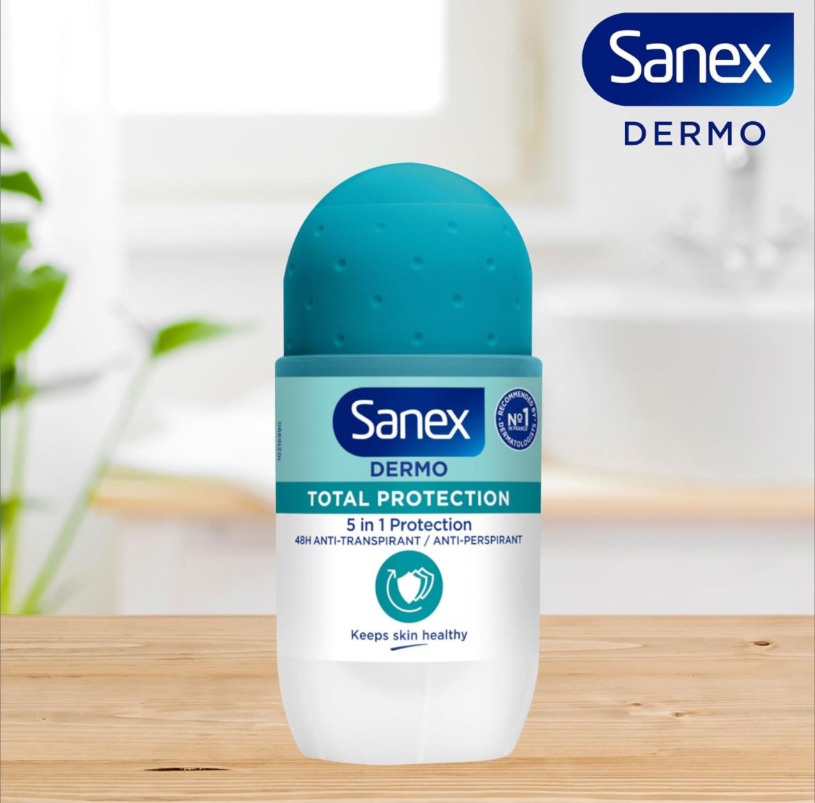 Sanex Déodorant Anti-Transpirant Bille Dermo Total Protection