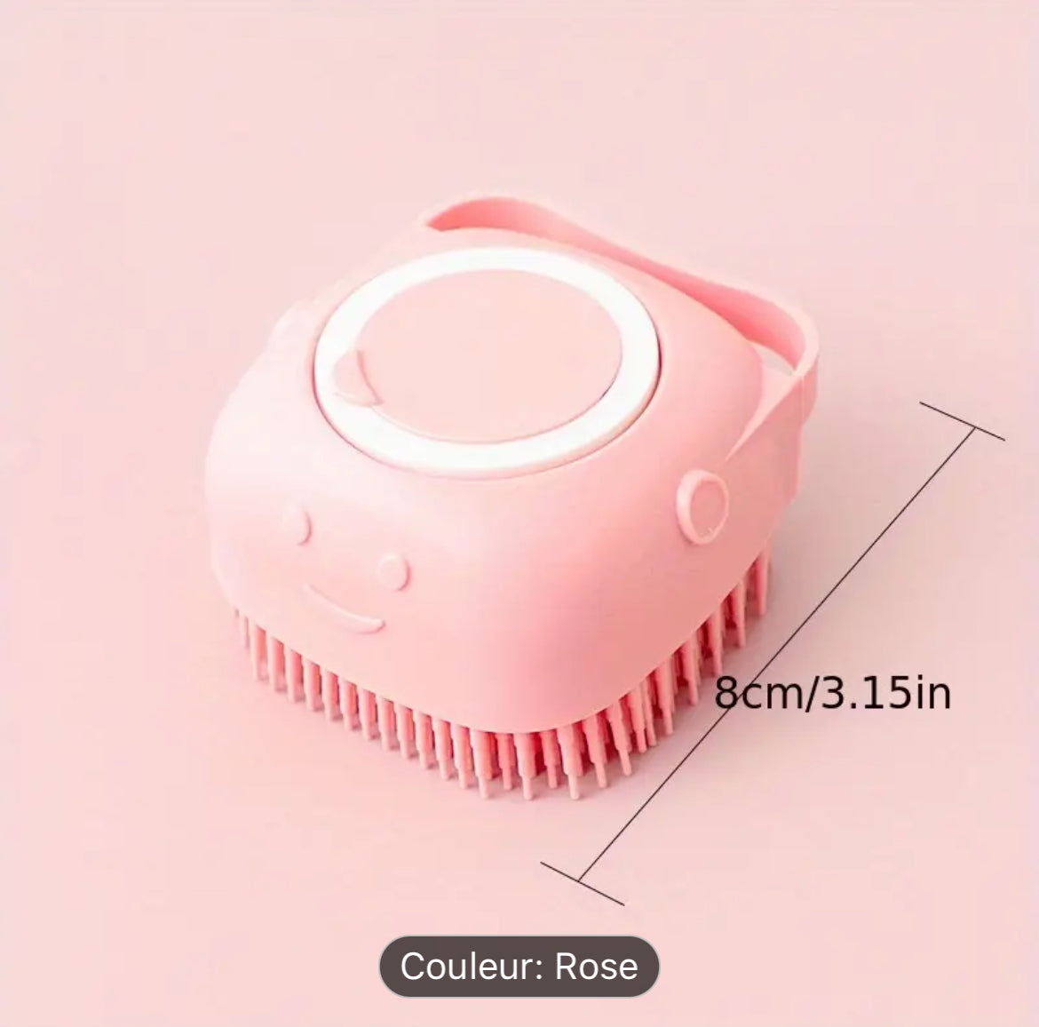 فرشاة استحمام من السيليكون المقشر، فرشاة تقشير الجسم الناعمة من السيليكون للنساء والرجال