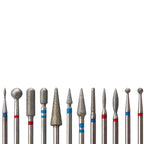 مثقاب أظافر مطلي بالماس للعناية بالأظافر والبشرة والباديكير - قطعة واحدة