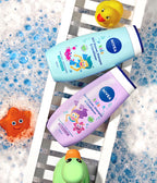 جل استحمام وشامبو نيفيا للأطفال برائحة التفاح السحري اللطيف 3 في 1